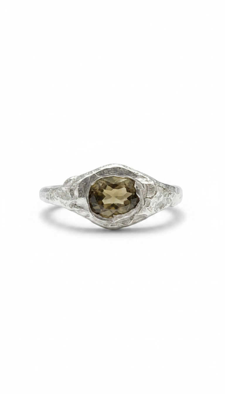 Anillo Cuarzo Fume