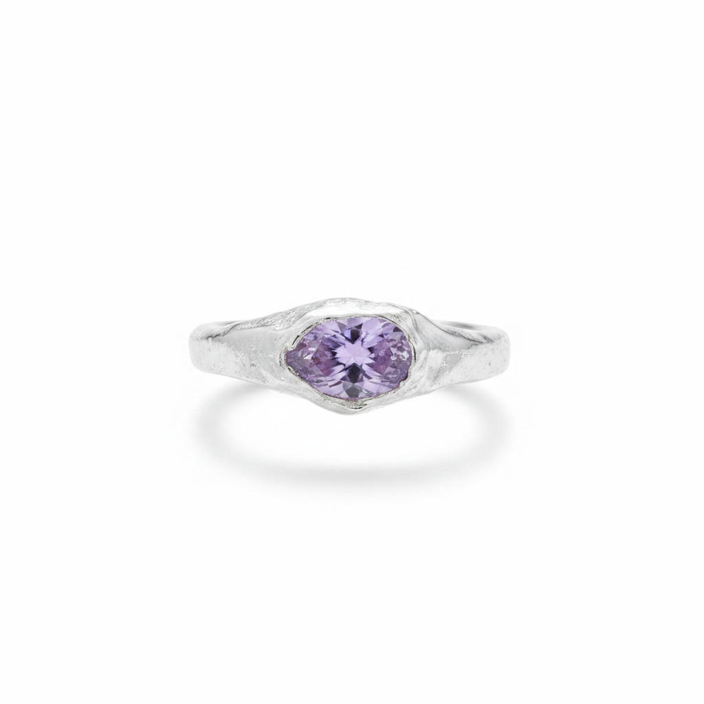 Anillo Circonita Lila