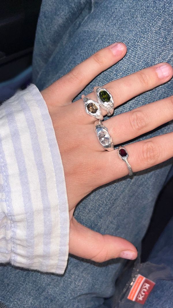 Anillo Cuarzo Fume — foto 2