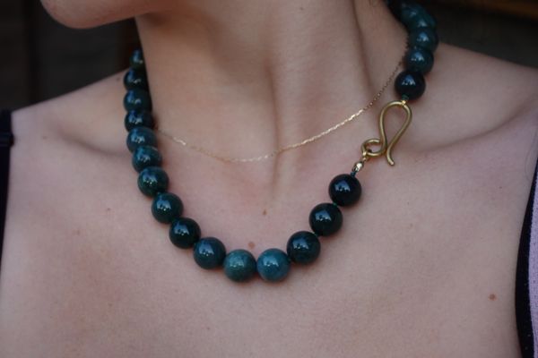 Collar Ágata Verde — foto 4