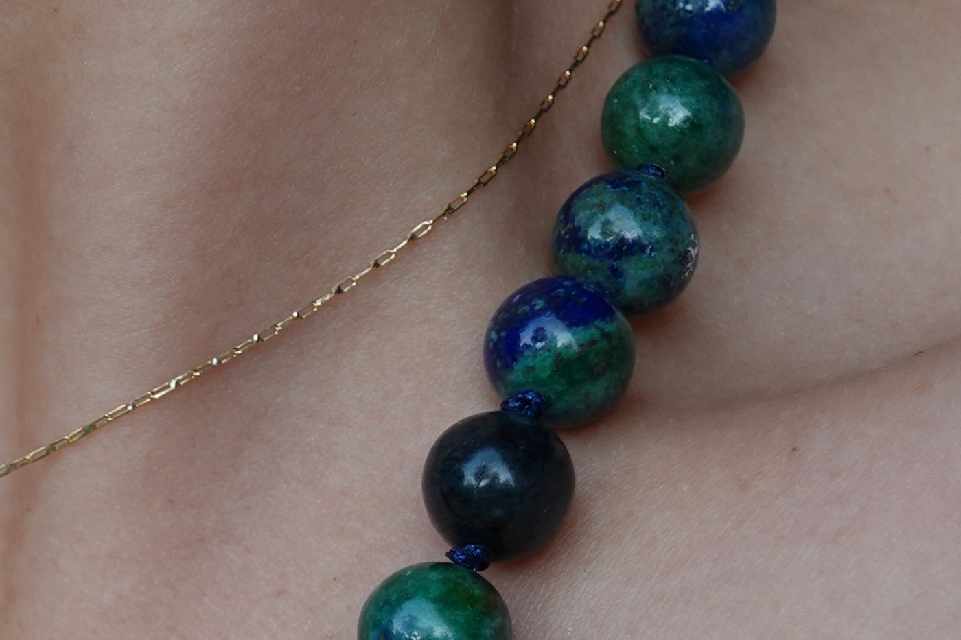 Collar Azurita 