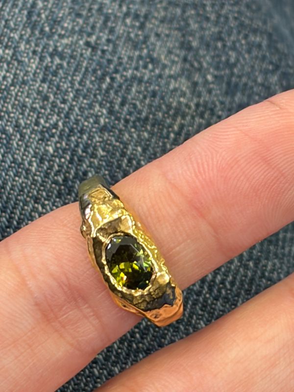 Anillo Circonita Musgo — foto 3