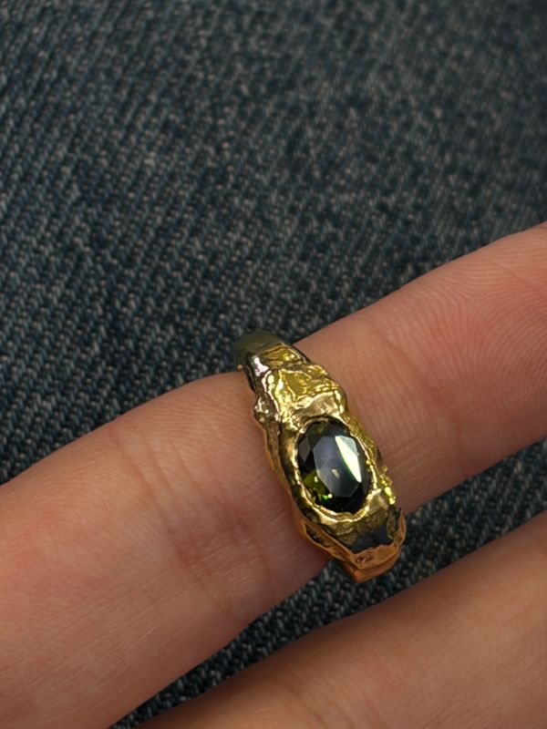 Anillo Circonita Musgo — foto 4