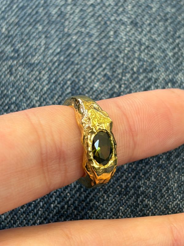 Anillo Circonita Musgo — foto 2