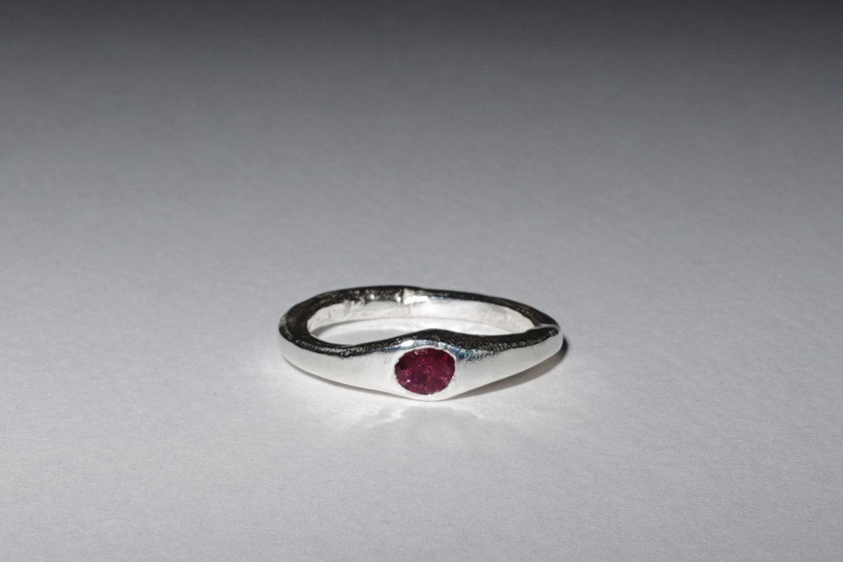 Anillo Turmalina Fucsia — foto 1