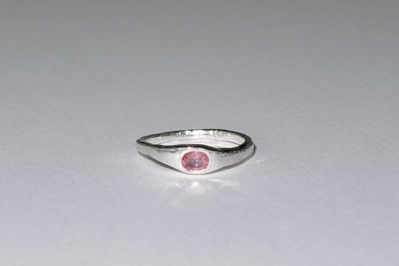 Anillo Turmalina Rosada