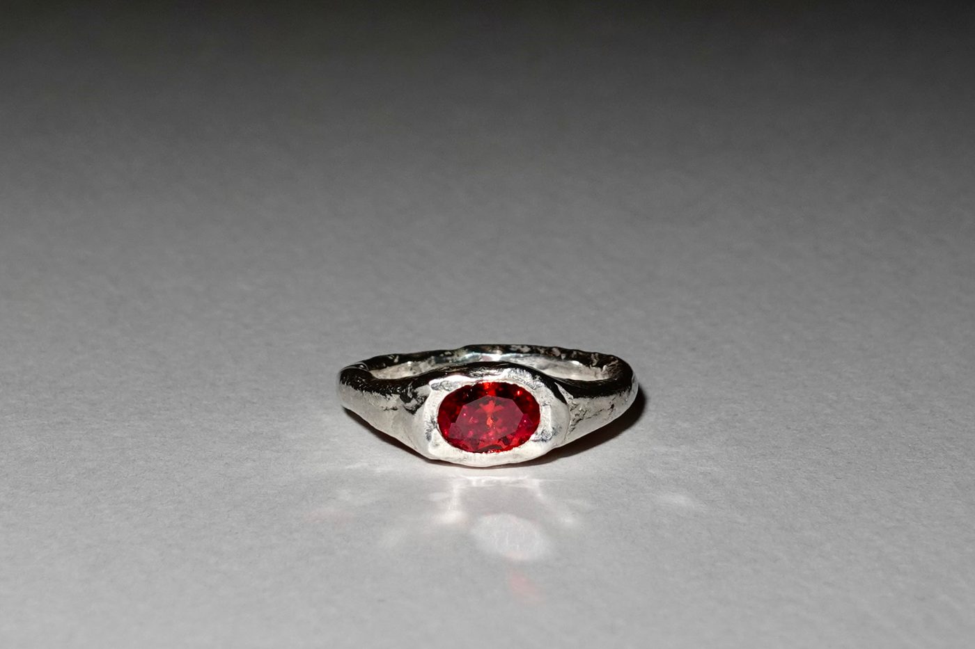 Anillo Circonita Naranja 